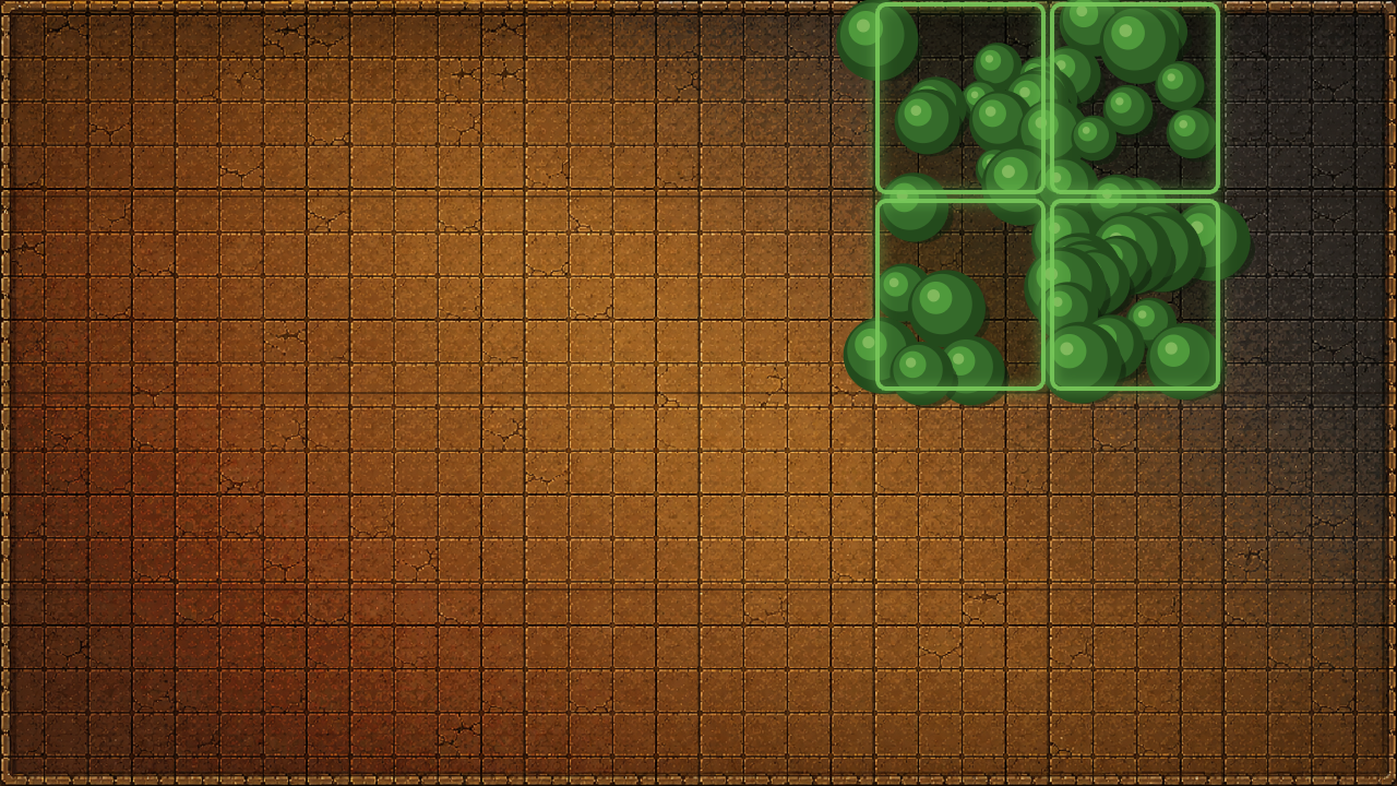 森林地形示意 Forest terrain